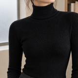 Eliana-Jane Ribbed Turtleneck - Lead Product Detail