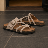 Spinelli Braided Sandals - Lead Alternate View