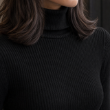 Natalia-Marie Ribbed Turtleneck - Lead Product Detail