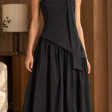 Evelina-Sage Asymmetric Maxi Dress - Lead Product Detail