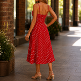 Theodora Ruched Midi Dress - Lead Alternate View