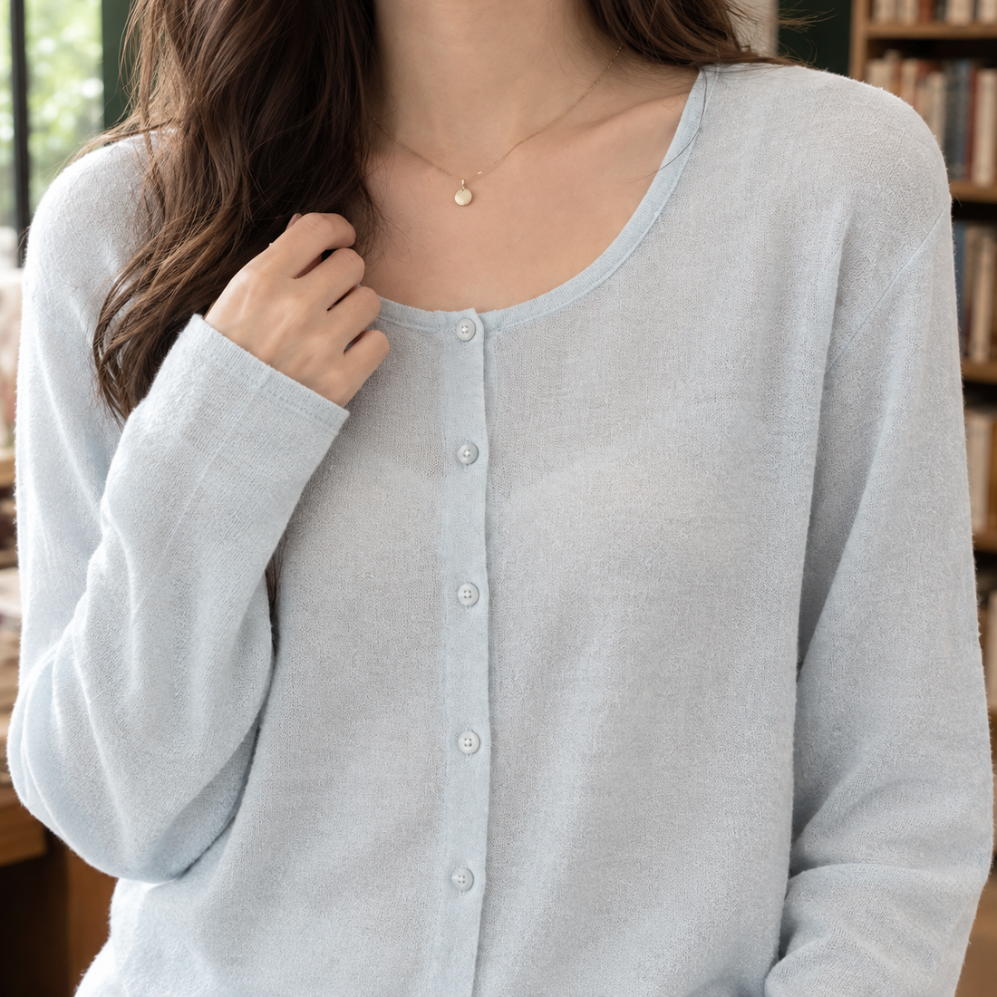 Guinevere-Hope Linen Cardigan - Lead Product Detail