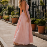 Amelie Halter Maxi Dress - Lead Alternate View
