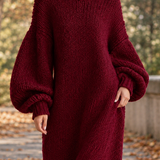 Emery-Jane Lantern Sleeve Dress - Lead Product Detail