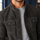 Damaso Stand Collar Jacket - Lead Product Detail