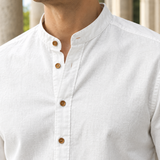 Clement Mandarin Shirt - Lead Product Detail