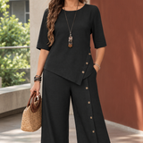 Delphine-June Asymmetric Set - Lead Product Detail