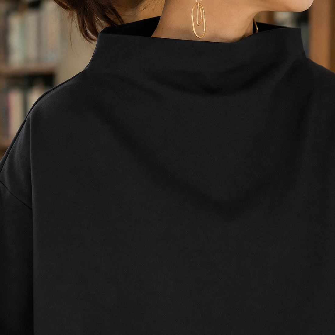 Nadia-Grace High-Neck Top - Lead Product Detail