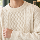 Zephyrin Cable Knit Sweater - Lead Product Detail