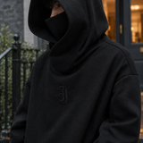 Arend Cowl Neck Hoodie - Lead Product Detail