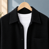Matthias-Dean Textured Overshirt - Lead Product Detail