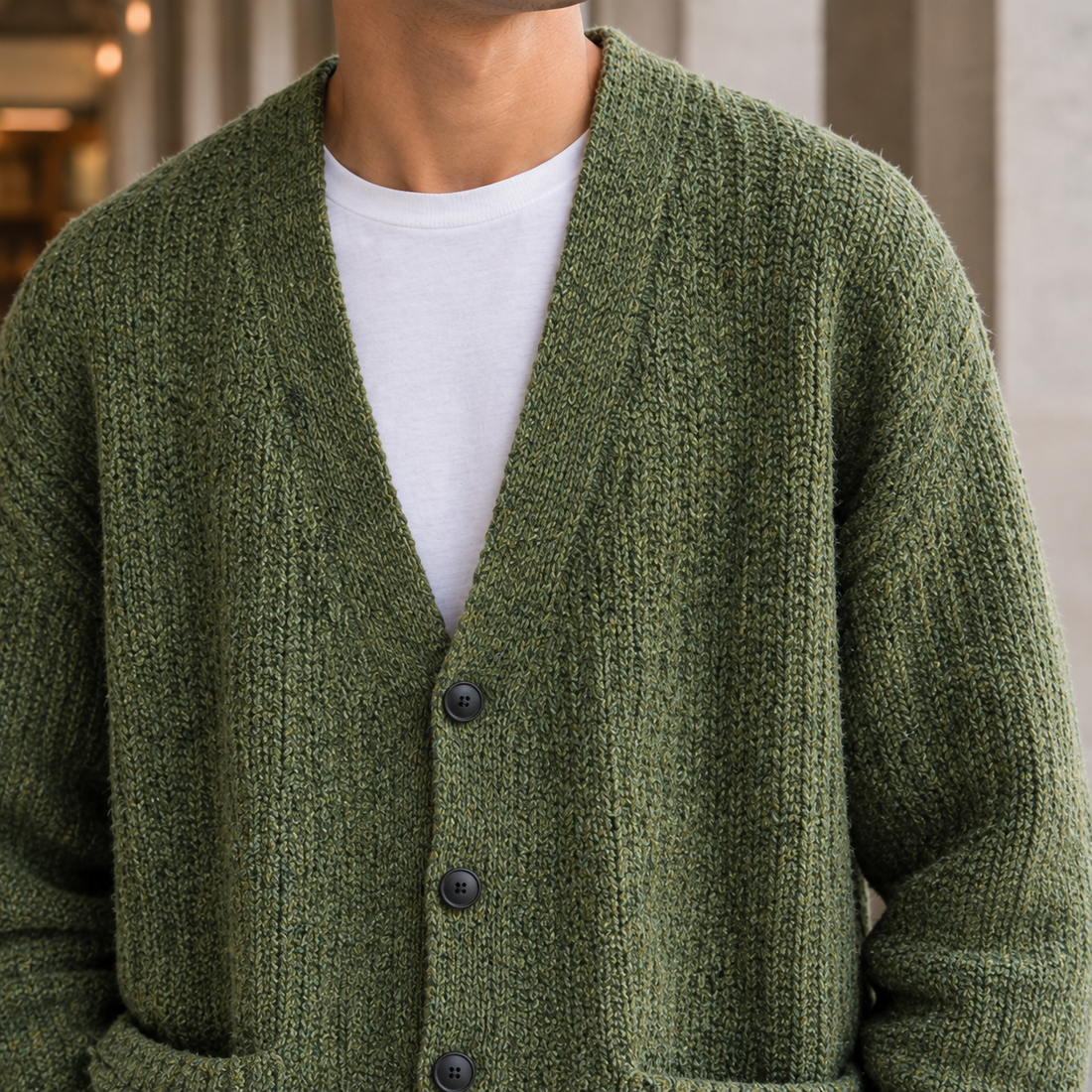 Nicodemus-Miles Textured Cardigan - Lead Product Detail