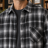 Nathan-Dean Plaid Overshirt - Lead Product Detail
