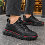 Genova Brogue Sneakers - Lead Product Detail