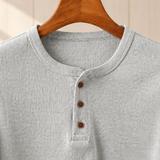 Spencer Ribbed Henley - Lead Product Detail