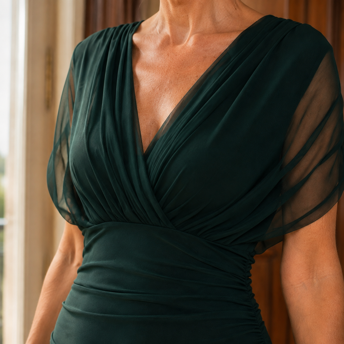 Vera-Rae Draped Maxi Dress - Lead Product Detail