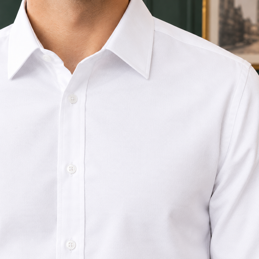 Archer Point Collar Shirt - Lead Product Detail