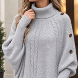Audrina-Jane Cable Knit Sweater - Lead Product Detail