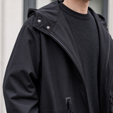 Rodolphe Hooded Overcoat - Lead Product Detail