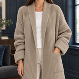 Blair-Elise Ribbed Cardigan - Lead Product Detail