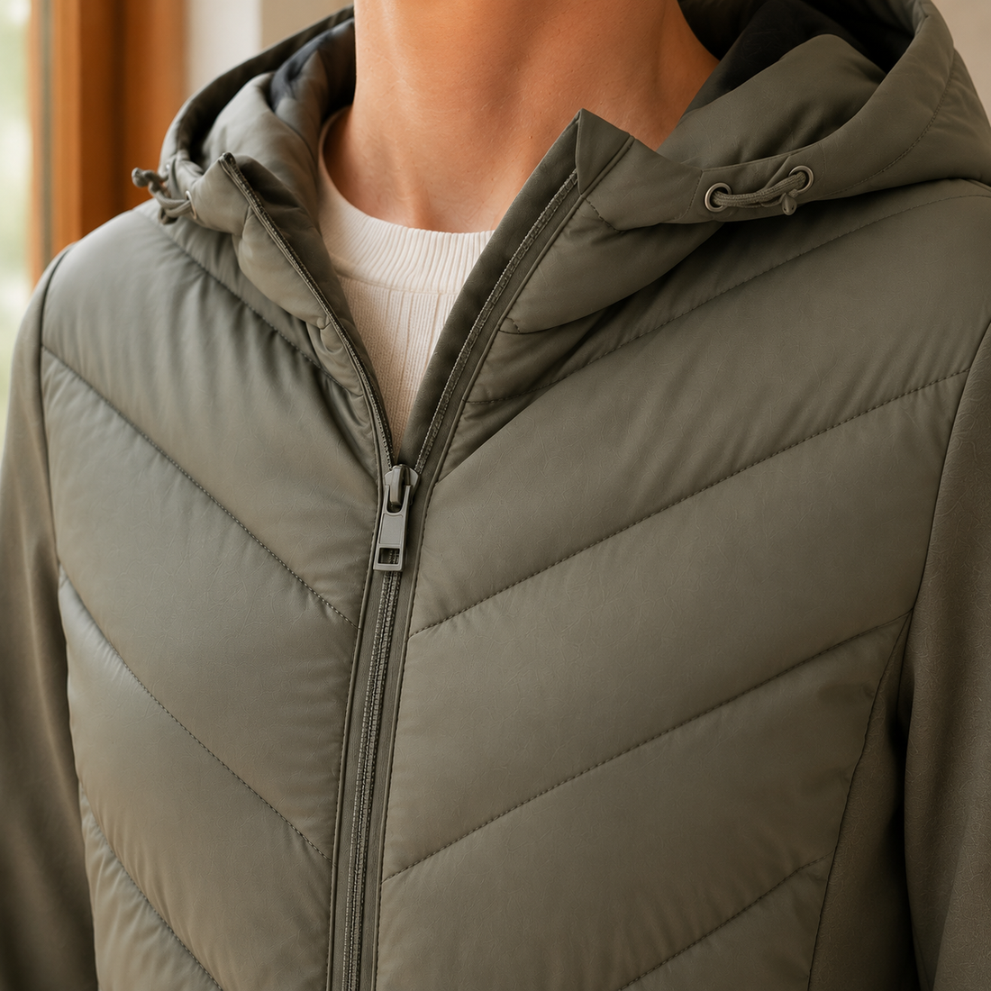 Edith-Jade Chevron Jacket - Lead Product Detail