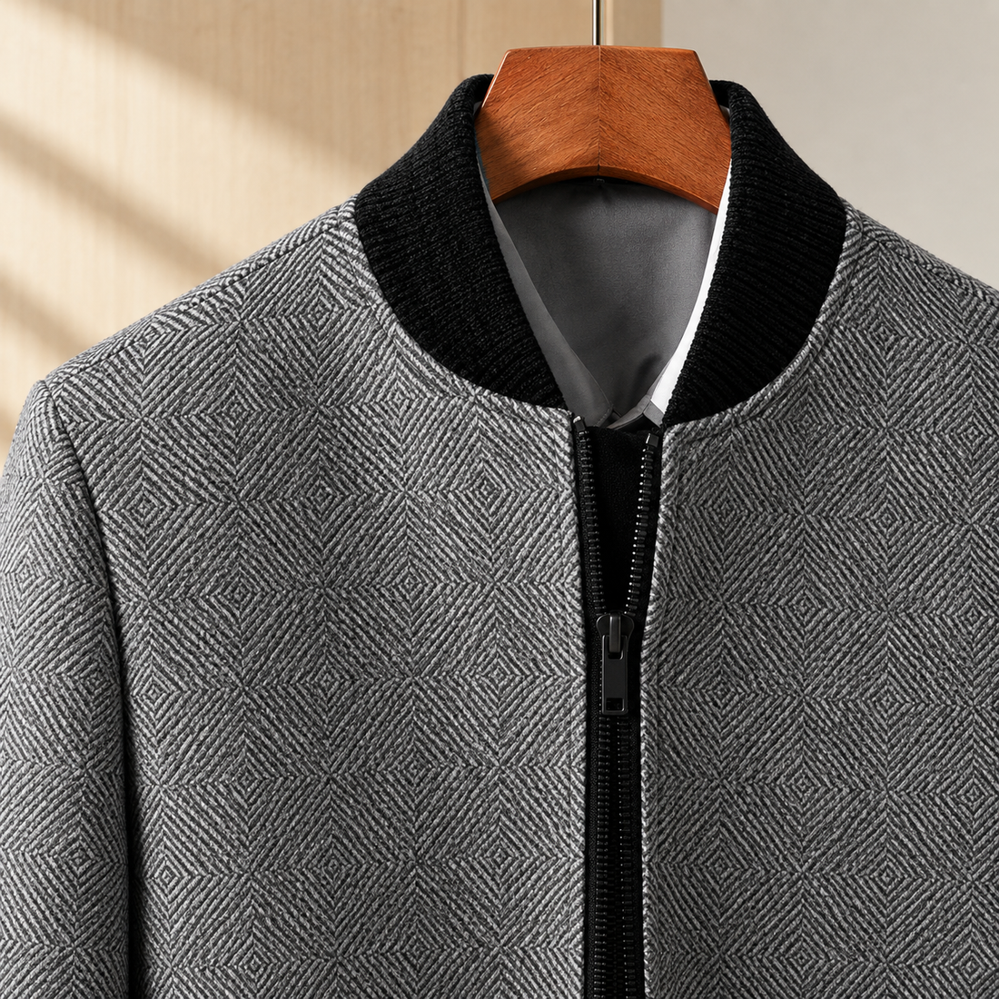 Boniface Herringbone Jacket - Lead Product Detail