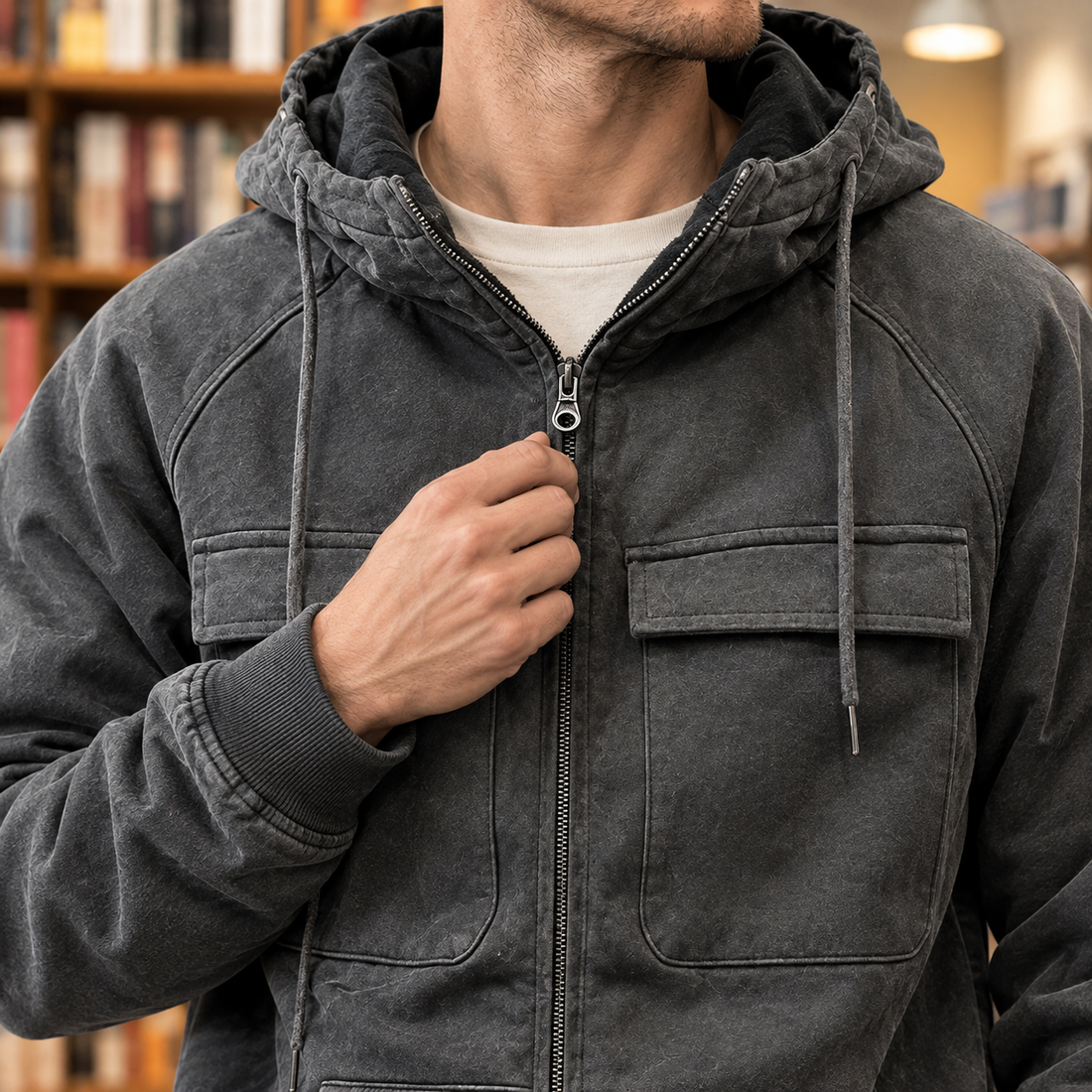 Alphonse Utility Jacket - Lead Product Detail