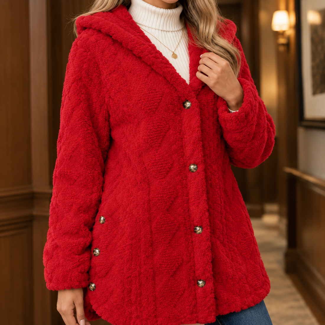 Livia-Sage Textured Jacket - Lead Product Detail