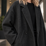 Daphne-Eve Oversized Coat - Lead Product Detail