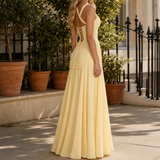 Rhea Ruched Maxi Dress - Lead Alternate View