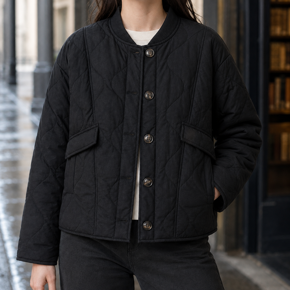 Sadie-Jane Quilted Jacket - Lead Product Detail