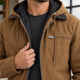 Edward Hooded Jacket - Lead Product Detail