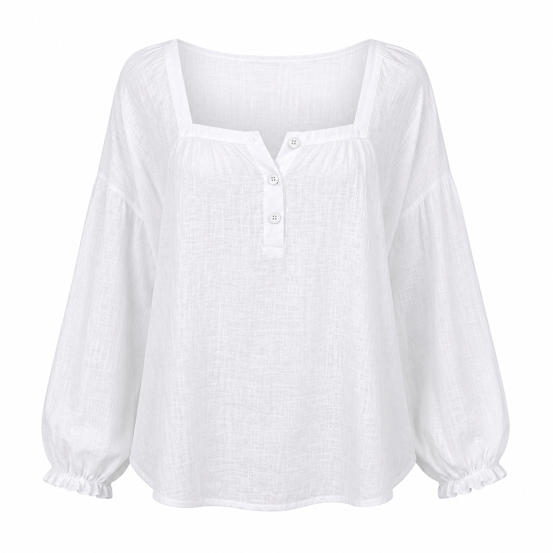Valencia Square Neck Blouse - Lead Alternate View