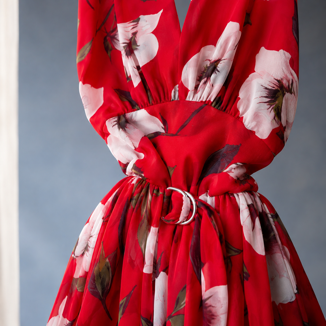Noemie Floral Halter Dress - Lead Product Detail