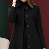 Ludovica-Jade A-Line Coat - Lead Product Detail