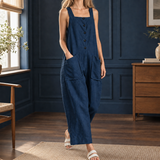 Juliet-Grace Utility Jumpsuit - Navy Blue