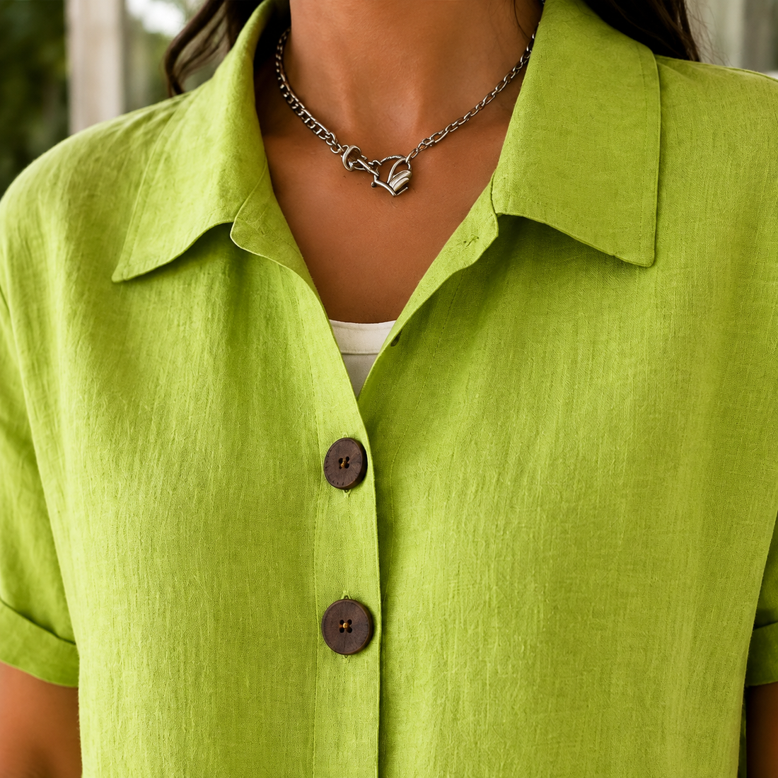 Vivienne Collared Blouse - Lead Product Detail