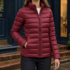 Burgundy Stand Collar