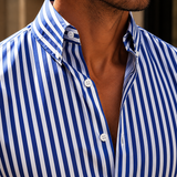 Ezra Striped Shirt - Lead Product Detail