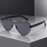 Fulbert Heart Sunglasses - Black Gray