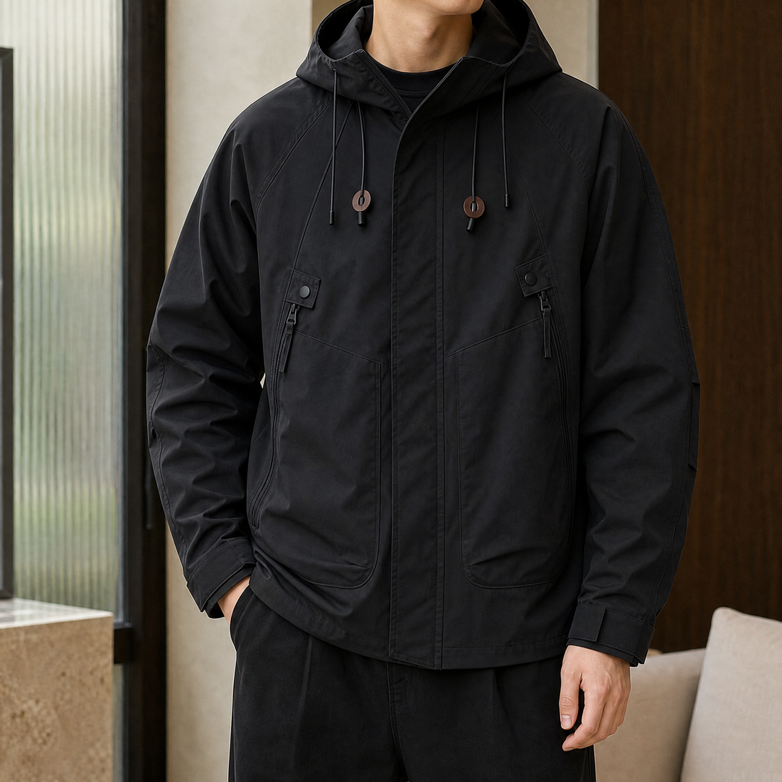 Simeon-Scott Utility Jacket - Black