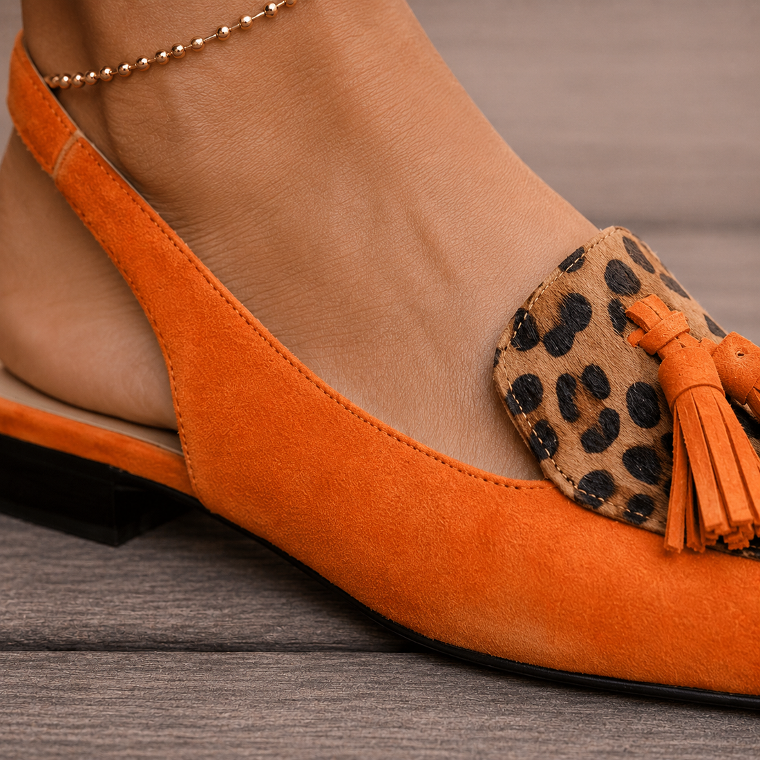 Neroni Tassel Slingbacks - Lead Product Detail
