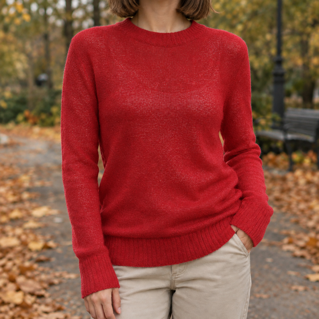 Adrienne-Sage Sheer Knit Sweater – Atelier Oliver