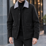 Felix-Flynn Fleece Collar Jacket - Black