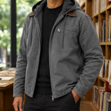 Graham Fleece Lined Jacket - Gray