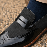 Amadori Leather Penny Loafers - Lead Product Detail