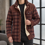 Martin Plaid Jacket - Red