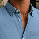 Carter Chambray Shirt - Lead Product Detail
