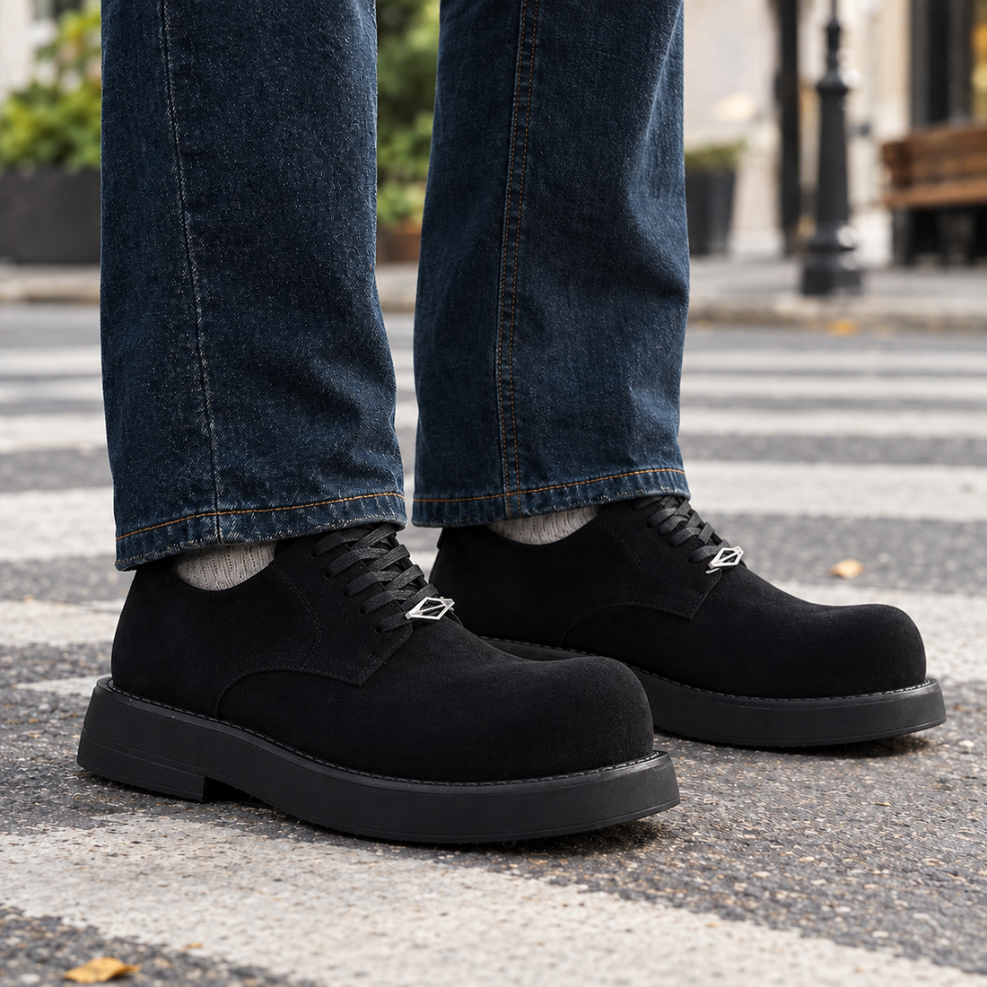 Zabarella Derby Shoes - Black