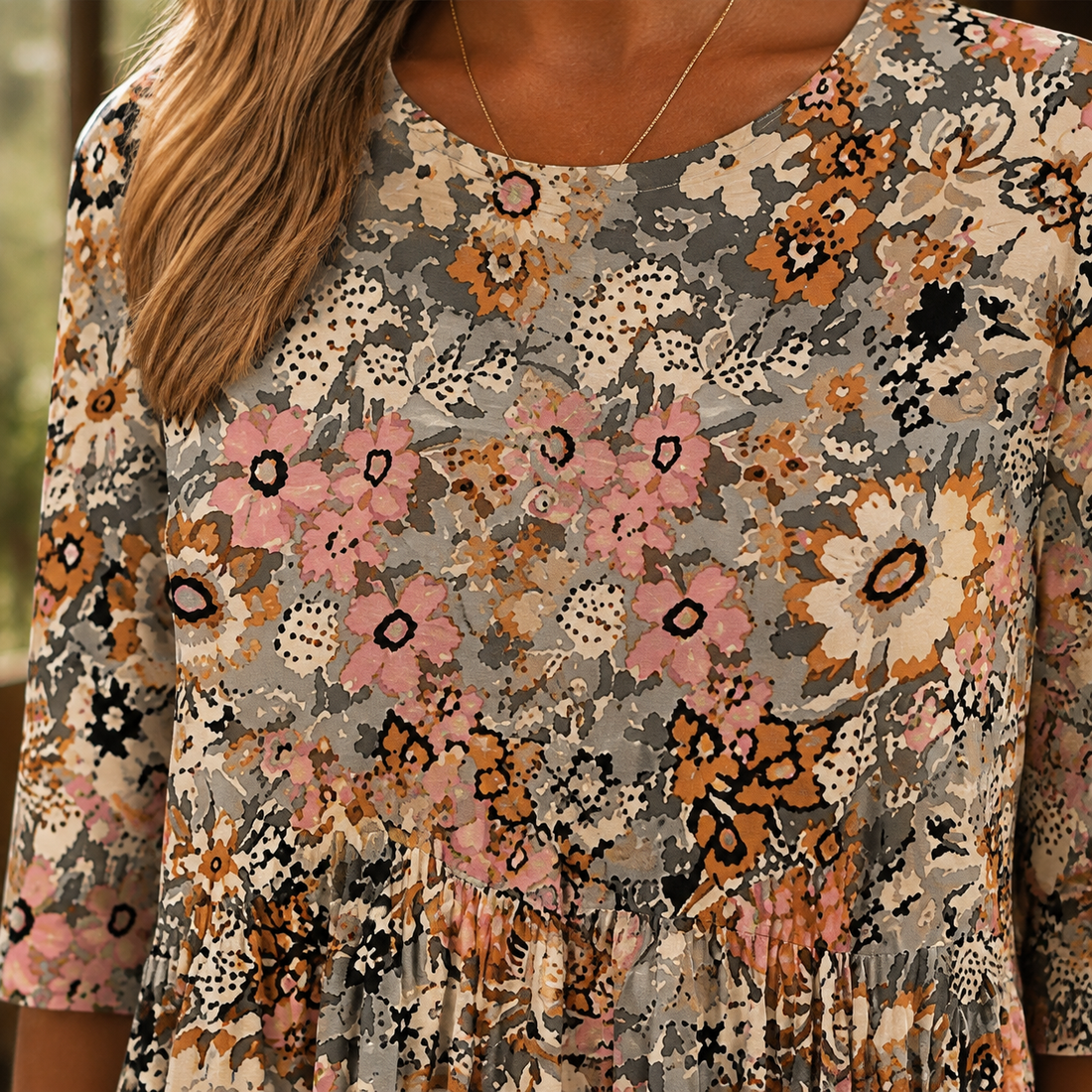 Nina Floral Maxi Dress - Lead Product Detail